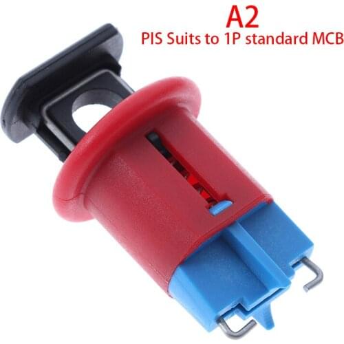 1PC Circuit Breaker Lock Electrical Safety Lockout Miniature Air Switch Breaker Lockout For Power Isolation Pinout