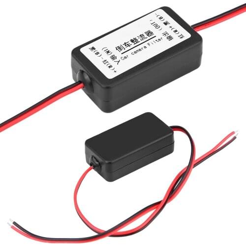 12V DC Car Rearview Camera Power Relay Capacitor Filter Rectifier high characteristic and stable performance Made of Plastic