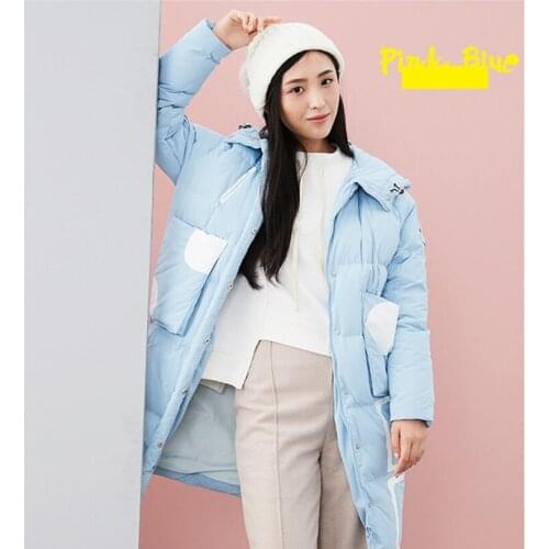 2020 Womens Down Jackets Hooded White Duck Winter Coat Padded Warm Women Parka Casual Female Jacket Abrigo Mujer WXF400