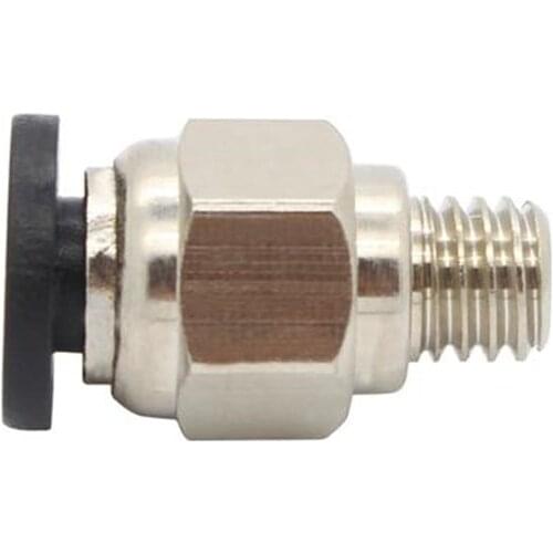 5pieces 3D printer accessories PC4 - M6 straight-through type pneumatic joint diameter 4 mm penetrator Remote Quick Joint