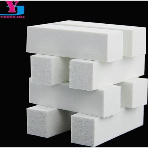 5pcs/lot Nail Buffer Block White Nail Polish Nail Art Tools Manicure Pedicure Acessorios Sand Surface Sponge lixa de unha maniku