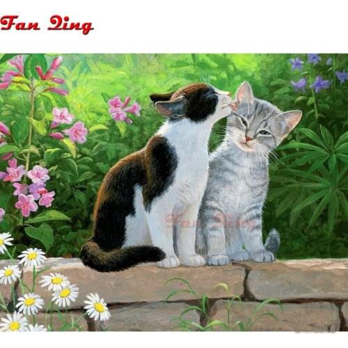 Diy 5D Diamond Painting Full Mosaic Square Round Drill Cross Stitch Kits Diamond Embroidery Dog Cat Home Decorative