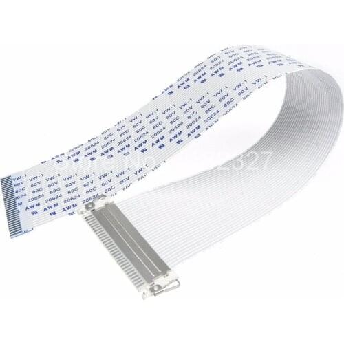 1pcs/lot AWM 20624 80C 60V VW-1 30pin 1.0mm pitch opposite connection 45cm length FFC cables one end with FI-X30HL connector ffc