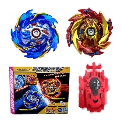 Bayblade B-174 Set W Spinning Top Anttena Assemble Gyroscope Battle Fight Toys for Kid Birthday Gifts With Two Way Launcher