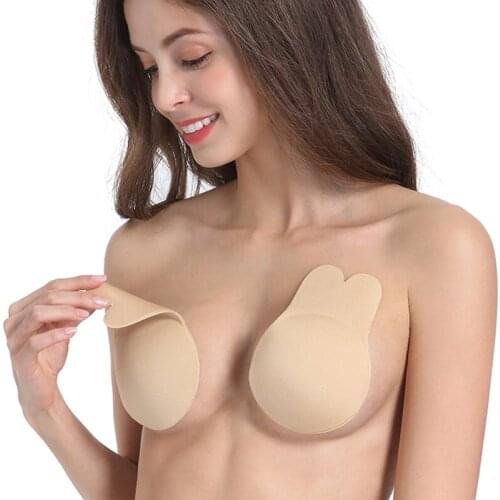 2020 VIP 3 Pairs Bras For Women Silicone Strapless Self Adhesive Bra Reusable Breast Lift Tape Invisible Push Up Rabbit Bra Pads