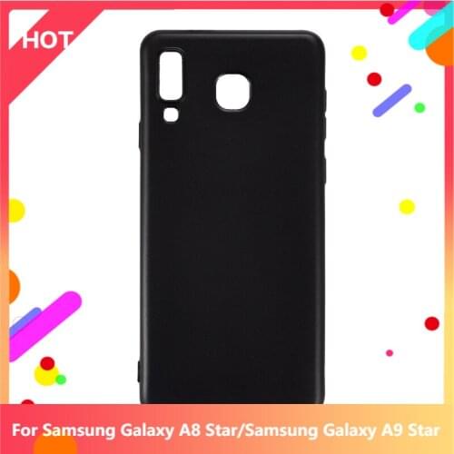 Galaxy A8 Star Case Matte Soft Silicone TPU Back Cover For Samsung Galaxy A9 Star Phone Case Slim shockproof