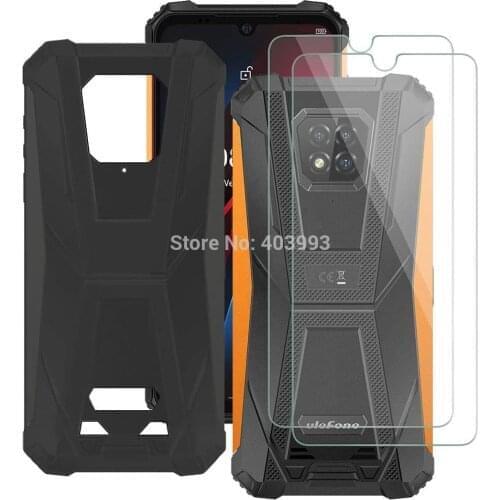 For Ulefone Armor 8 Case For Ulefone Armor 8 Cover + Screen Protector Tempered Glass Protective Film For Ulefone Armor 8