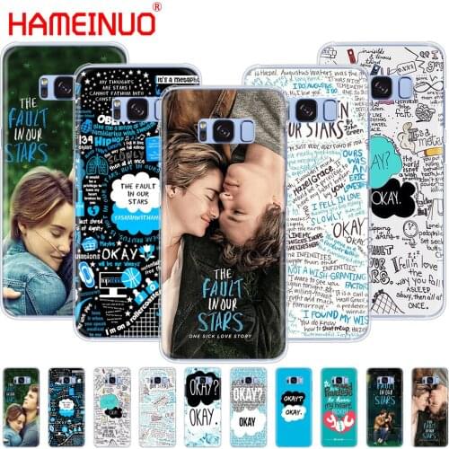 HAMEINUO The Fault In Our Stars OKAY cell phone case cover for Samsung Galaxy S9 S7 edge PLUS S8 S6 S5 S4 S3 MINI