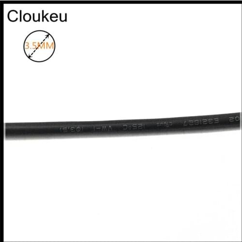 5Meter Black Heat Shrinkable Tube 3.5mm Inner Diameter Insulation 3.5MM Heat Shrink Tubing