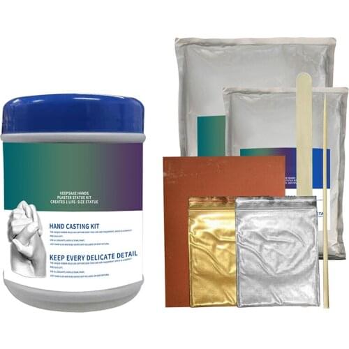 DIY Keepsake Hand Casting Plaster Sculptures Modeling Kit For Couples Hand Crafts For Adults And Children Pottery tools LBS