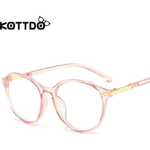 KOTTDO classic fashion plastic computer glasses frame female retro fashion transparent prescription glasses frame male