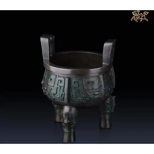 Full-copper Decoration Copper Handicraft of Ancient Copper Ding Home Jewelry