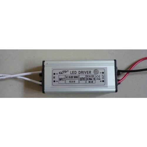 New Pormotions!! 20pcs/lot waterproof led driver 10w 6-12v output led power supply external driver for floodlight