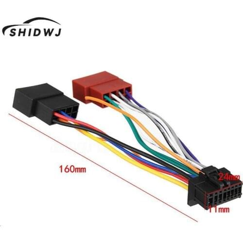 New 16 Pin Harness Connector for Pioneer 2003-on Car Stereo Radio Player ISO Wiring