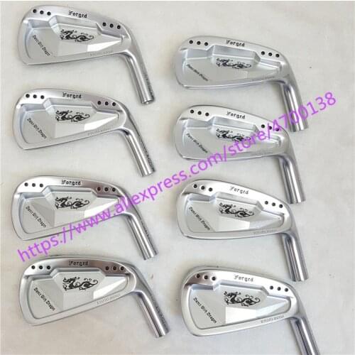 New High Quality Golf Iron Set Dance with Dragon Wrought Forged Iron Right Hand Golf Club 3-9P/8Pcs Graphite/Steel Shaft R/S