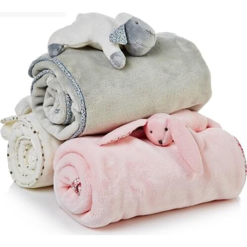 Newborn Blanket Children Lunch Break soft Layer Baby Blanket Kindergarten Blanket Office Cover Blanket Flannel Stroller Blanket