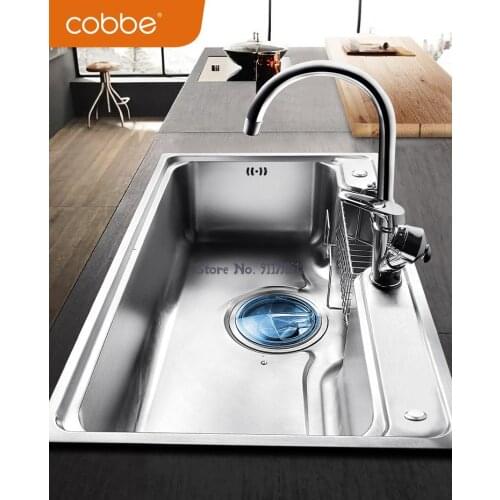 Single Sink Kitchen Sink 304 Stainless Steel Sink Sink Sink Sink Large Single Sink