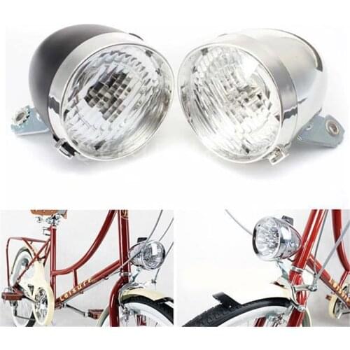 Retro Vintage Bicycle 3LED Front Light Fashion 1Pcs Retro Vintage Bicycle 3LED Front Light Headlight Safety Warning Night Light