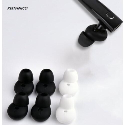 KEITHNICO 2Pairs Silicone Anti-Slip Earbuds Ear Tips Earphone Replacement For Samsung Gear Circle Bluetooth Earphone