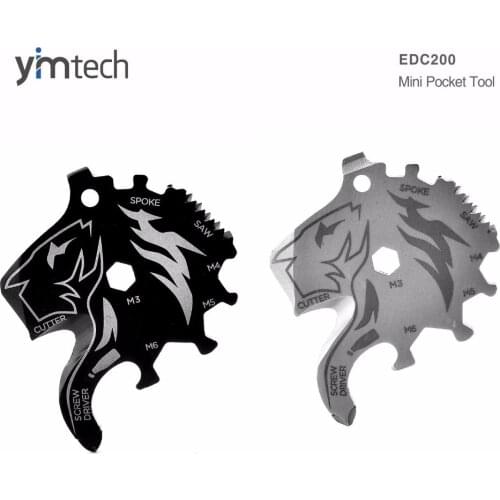 NEW Mini Multi Pocket Tool Outdoor Camping Hand Tool Stainless Steel Survival EDC Gear Tactical Wrench Screwdriver Bottle Opener