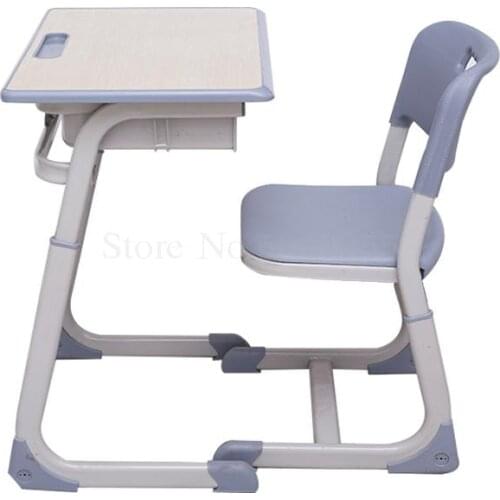 Tutoring Training Courses Desks and Chairs Childrens Writing Desk School Organization Training Table Lifting Set Student Desk