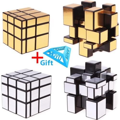 3x3x3 Magic Mirror Cubes Cast Coated Puzzle Professional Speed Magic Cube Magic Education Toys For Children