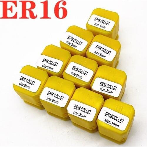 1PCS ER16 Collet Chuck 1-10MM Spring Collet For CNC Milling Lathe Tool Engraving Machine Spring Collet Chuck