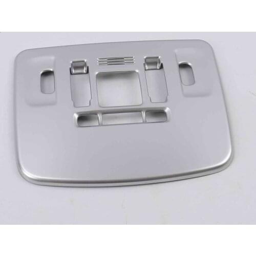 1pcs ABS chrome Styling Car Front Reading Light Lamp Switch Cover Decoration Sticker Accessories Carbon Fiber Fit for Camry 2018