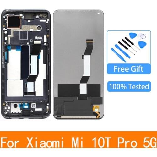 6.67" Original For Xiaomi Mi 10T Pro LCD M2007J3 Touch Screen Display Digitizer Assambly For Xiaomi Mi 10T 5G LCD Redmi k30s LCD
