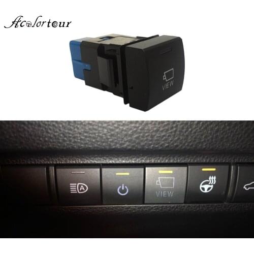 Car Camera View Switch For Toyota Camry 2018 Instrument VIEW Control Button Accessories For Avalon Rav4 2019 2020