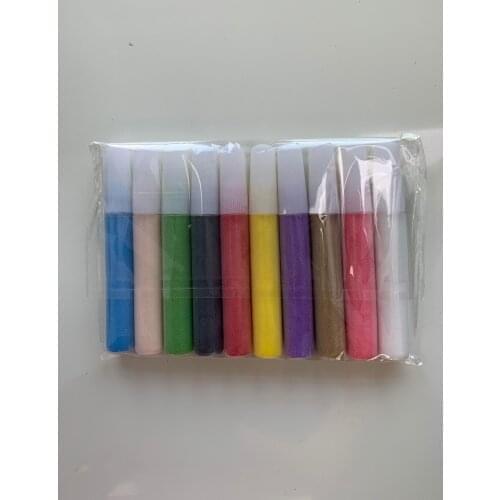 Free shipping 120sets/lot Sand pens for sand art 10 colors/set
