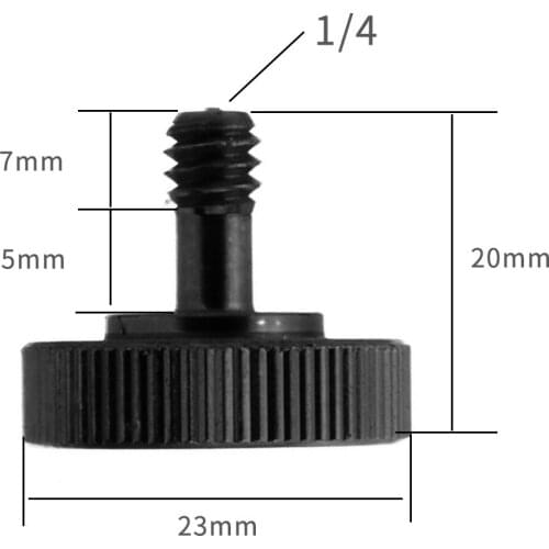 5pcs 1/4" Male to Female Screw Adapter Tripod Bracket Hot Shoe Mount L Type Flash Stand for SLR Cameras