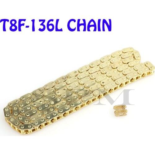T8F 136L chain suitable for mini off-road vehicle four-wheel 47cc 49cc mini motorcycle