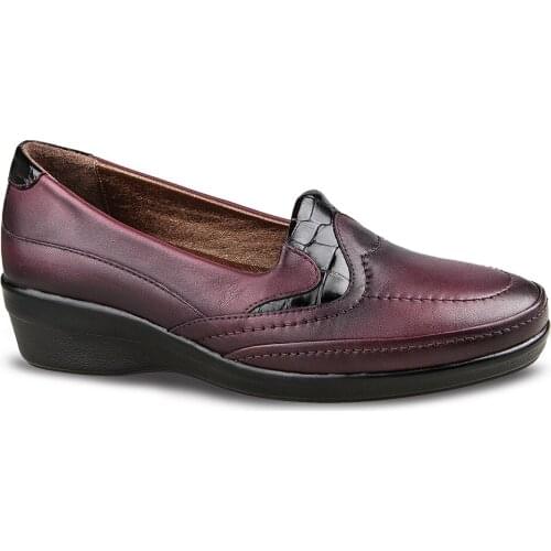 CEYO 9920-31 Women Shoes Shoe Casual Genuine Leather Burgundy Red Brown Black Summer