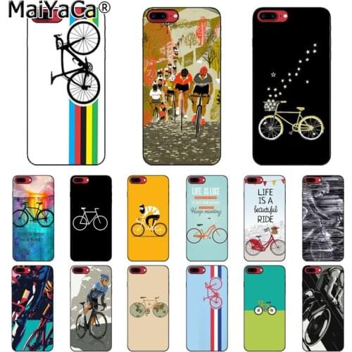 BIKE CYCLING art Phone case For iphone 12 11 pro MAX 8 7 6 6S Plus 5 5S SE XR X XS MAX 10 Coque Shell