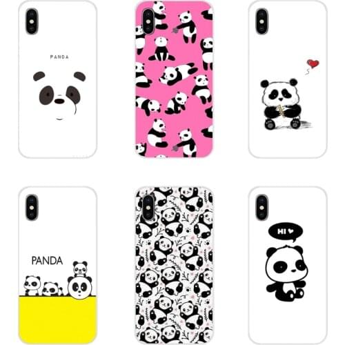 Cute Panda Bear China For Xiaomi Redmi Note 3 4 5 6 7 8 Pro Mi Max Mix 2 3 2S Pocophone F1 Accessories Phone Cases Covers
