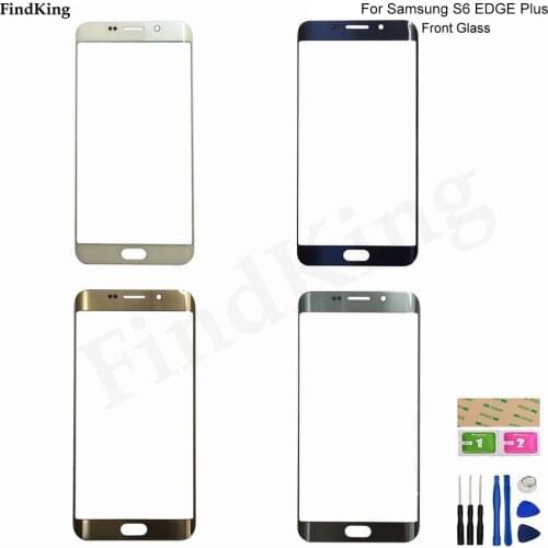 For Samsung S6 Edge Plus G928F G928 S6 Edge+ Replacement LCD Front Outer Glass Touch Screen Lens