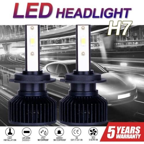 F9 H4 LED H7 H11 H13 9004 9005 9006 Auto Car Headlight Bulbs Motorcycle 7500LM Car Accessories 6000K Fog Lights Auto Headlamp