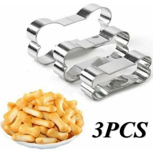 3Pcs/set Stainless Steel Fondant Cake Baking Mold Cookie Biscuit Cutter Moulds Cooking Tools