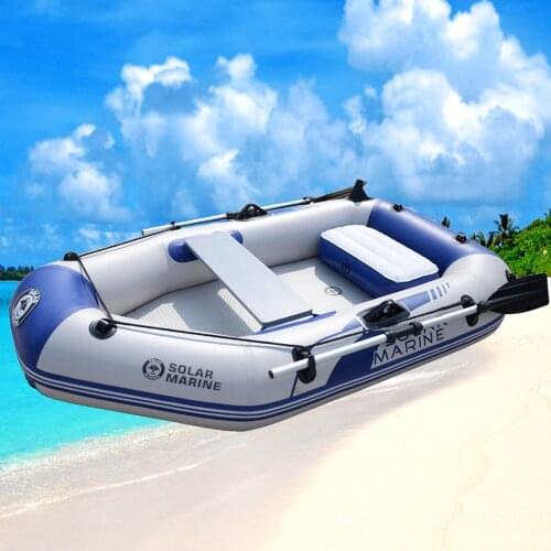 3 person rowing boats Set 2m fishing boat with aluminum oars and high output air pump