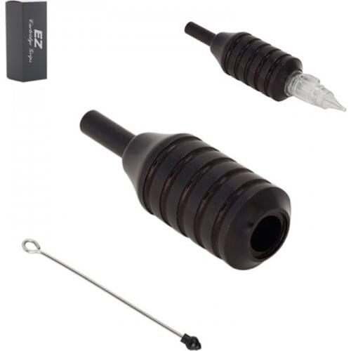 EZ 1 Inch Aircraft Aluminum Tattoo Grip Cartridges 2 Pieces Needle Bar for Cartridge Tattoo Machine & Needle Black or Purple