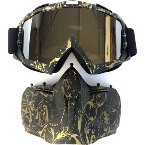 Motorcycle Goggles Mask-Motorcycle glasses with detachable mask CORF