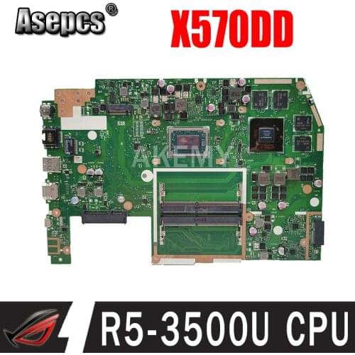Motherboard For Asus TUF YX570D YX570DD X570D X570DD Laptop motherboard Mainboard R5-3500U CPU GTX1050 GPU