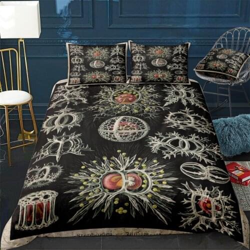 Biology chart Quilt Cover Pillowcase 3Piece Comforter Bedding Set With Pillow Case Single Double Duvet Cover Home Decora