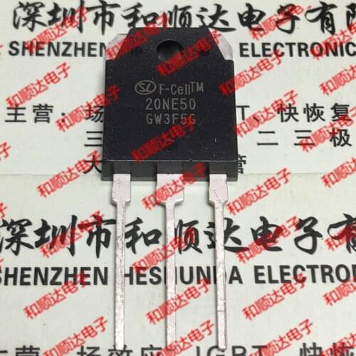 New 2pcs 20NE50 TO-3P SVF20NE50PN 500V 20A