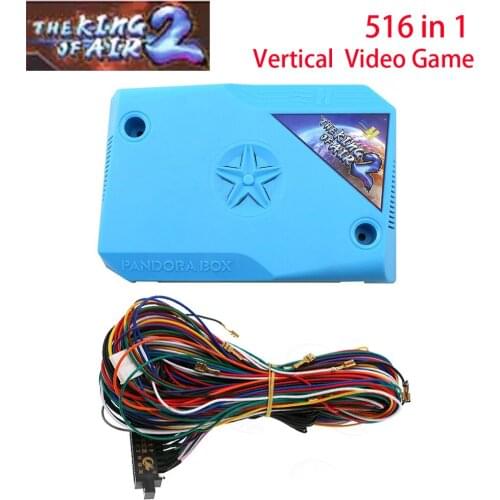 Original The King Of Air 2 Arcade 516 In 1 Game Board Pandora Box Series PCB With Jamma Wires For Vertical Upright Screen