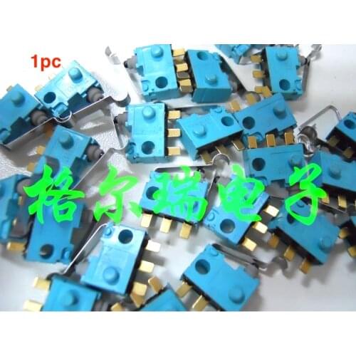 1pc original for turquoise ASQ10418 ultra-small waterproof car door lock micro switch with bent lever