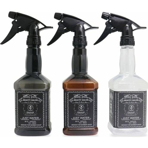Hairdressing Spray Bottle Water Sprayer Retro Whiskey Oil Irrigation Head Bottle Hairdresser Hairdressing Tools