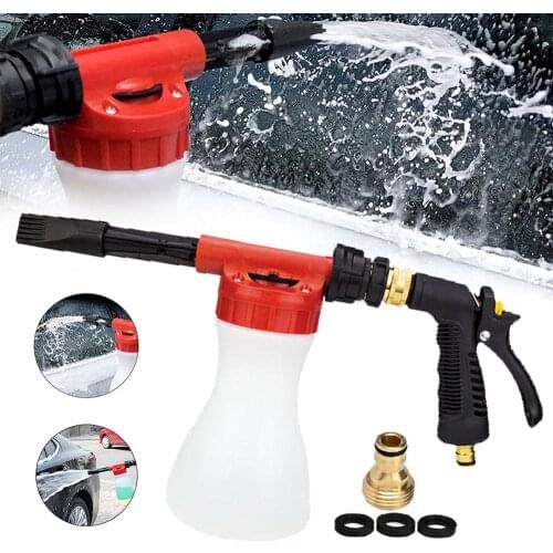 Meijuner Car Wash Foam Gun Water Gun Jet Garden Washer Hose Wand Nozzle Sprayer Watering Spray Sprinkler Cleaning Tool