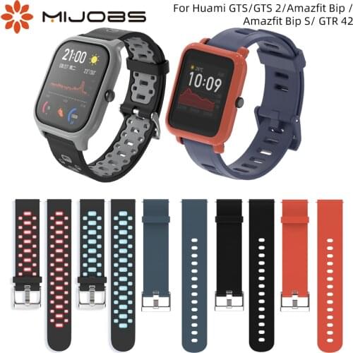 20mm Wrist Strap For Amazfit Bip GTS 2 Bracelet Watch Band Wristband for Xiaomi Huami Amazfit Bip Lite GTR 42 For Amazfit Bip S